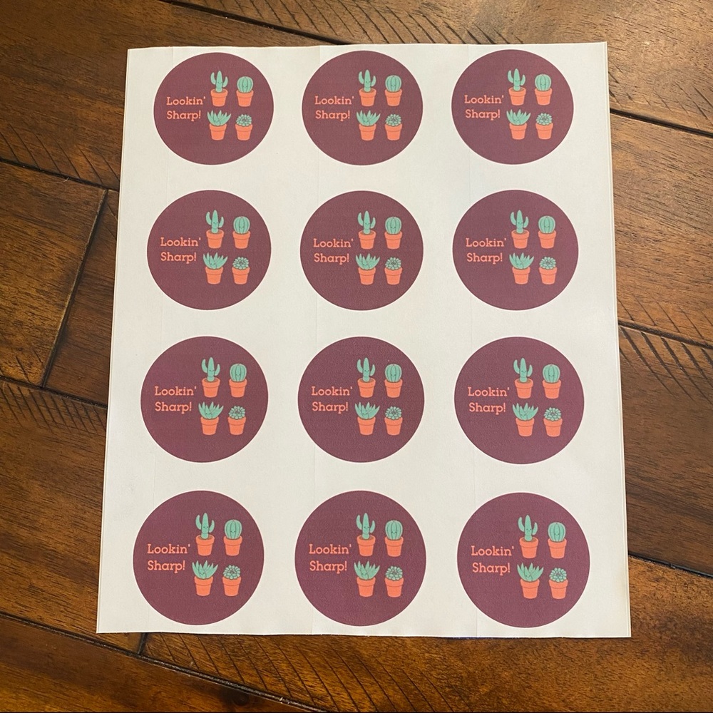 Lookin’ Sharp Stickers!